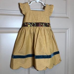 Matilda Jane Size 4 dress natural yellow